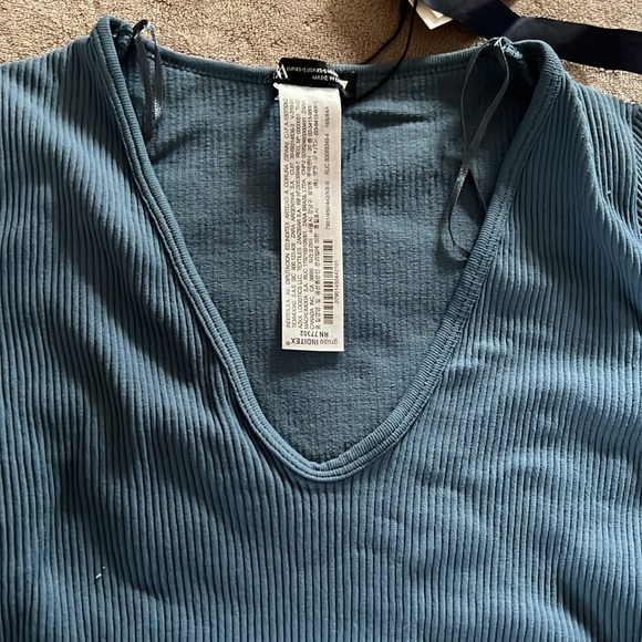 Zara Limitless Contour Collection Ribbed Body Suit NWT XS- S - Picture 2 of 3